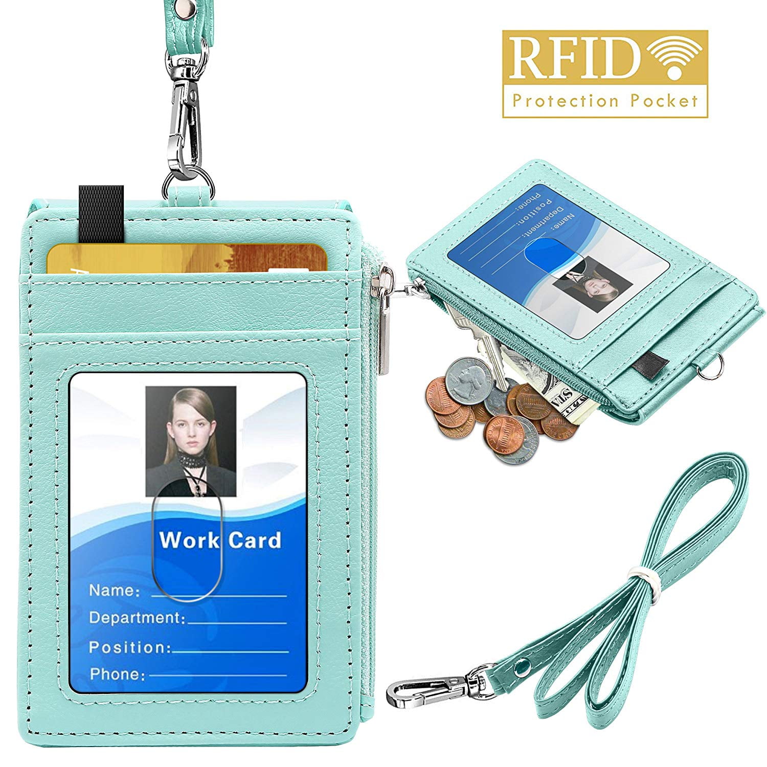 Id Card Case With Lanyard